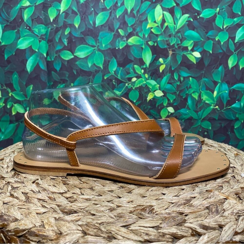Joie strappy brown leather sandals women 9